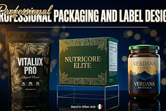 product label design product box packaging, brand logo design supplement packing