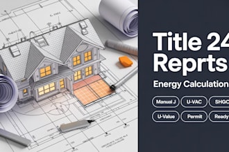 do title 24 energy calculations and permit compliance reports