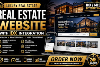 design luxury real estate with idx integration