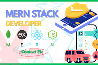 be your expert mern stack developer for full stack web app development