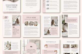 design a canva workbook planner template for etsy sellers