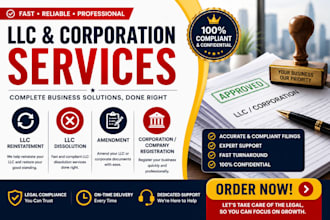 llc reinstatement llc dissolution amendment corporation company registration