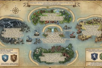 do professional world building and power system design