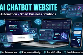 build ai chat bot automation website and virtual assistant website