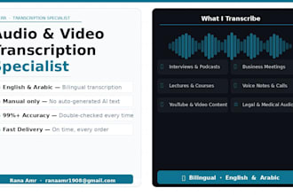 transcribe audio or video files into clean and properly formatted text