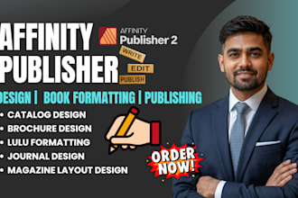 do stunning magazine, book format and workbook designs using affinity publisher