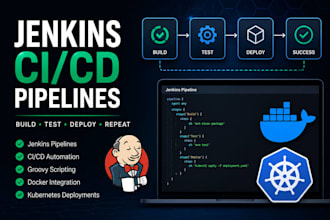 create of fix jenkins ci cd pipelines