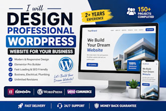 create professional wordpress website for business