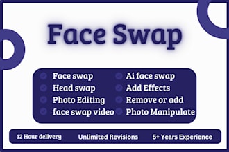 fix your family photos by face change, face swap or head replace face swap video