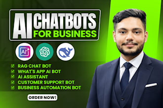 develop an ai saas website, ai chatbot, or ai voice agent