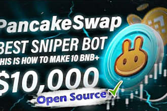 build quick swap bot, stump bot, binance bot, uniswap bot, btc bot, pancakeswap