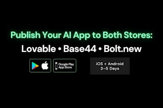 publish your lovable base44 bolt ai app to play store app store using capacitor