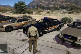develop fivepd, custom callouts, and complete police rp server for fivem