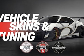 design beamng vehicle skins, tuning, and customization mods