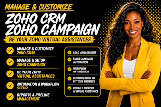 manage and customize zoho crm zoho campaign be your zoho virtual assistance