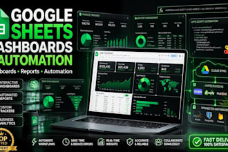 build automated google sheets dashboards and trackers for your business