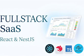 build a fullstack saas application or dashboard using nestjs and react