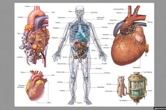 create accurate anatomy surgical and medical illustrations