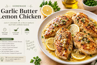 write professional cookbook recipe