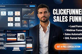 build clickfunnels lead funnel webinar funnel and sales automation