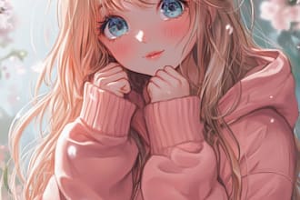 do a anime character