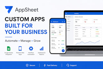 develop custom appsheet app, automation, CRM and workflow system