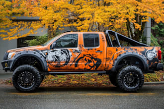 draw car wrap vehicle wrap truck wrap racing car wrap