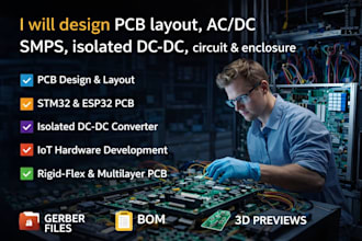 design pcb layout ac dc smps isolated dc dc circuit enclosure