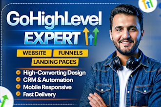 be your gohighlevel expert for CRM, automation, sales funnel, and ghl website