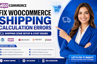 fix woocommerce shipping calculation errors shipping zone setup cost issues