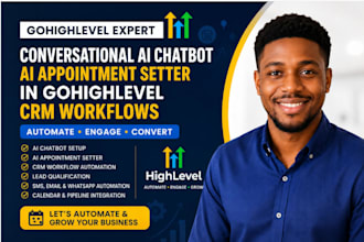 fix conversational ai chatbot ai appointment setter in gohighlevel CRM workflows