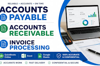 do accounts payable, receivable, and invoice processing