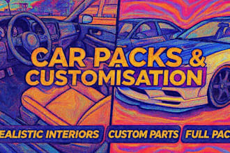 create beamng car packs with realistic interiors and customization