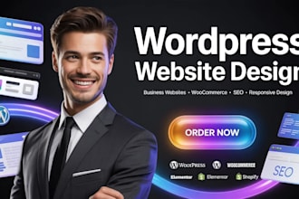 wordpress website design development business website create website woocommerce