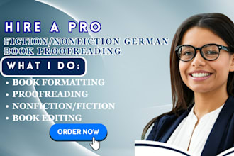 proofread german book, fiction nonfiction deutsch text lektorat korrekturlesen