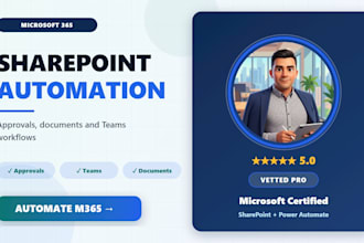 automate sharepoint workflows and microsoft 365 approvals