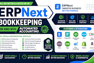 do setup and catch up of erpnext bookkeeping for smes with automated accounting