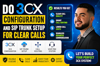 do 3cx configuration and sip trunk setup for clear calls