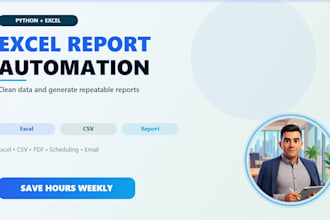 automate excel reports and data cleanup with python