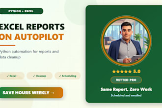 automate excel reports and data cleanup with python