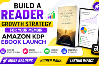 build a reader growth strategy for your memoir amazon kdp ebook launch