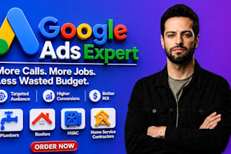 setup google ads for plumbers roofers hvac and home service contractors