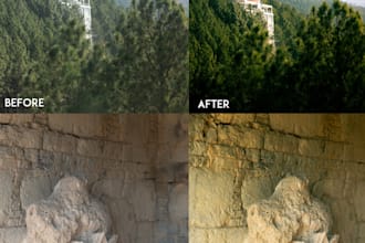 professionally edit any of your photos with cinematic style