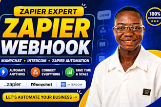zapier expert zapier webhook manychat intercom zapier automation make com