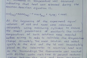 do beautiful handwritten notes,assignments in english