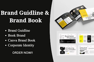 brand guideline brand book corporate branding kit business corporate identity