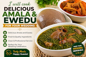 cook amala and ewedu for your wedding