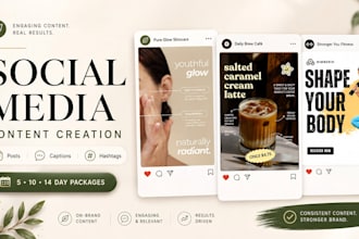 create professional social media posts and advertisements