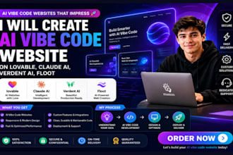 create ai vibe code website on lovable, claude ai, verdent ai, floot