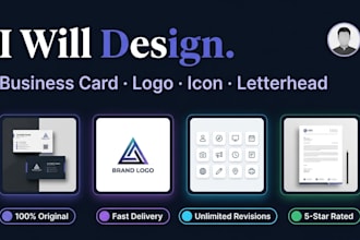 design business card, logo design and icon designs